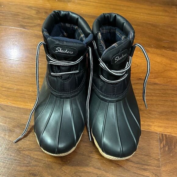 Sketchers women’s waterproof lace‎ up duck boot size 7 - Picture 6 of 7
